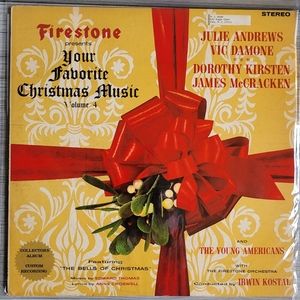 Firestone Presents Your Favorite Christmas Music: Vol 4 Julie Andrews Vinyl 1965